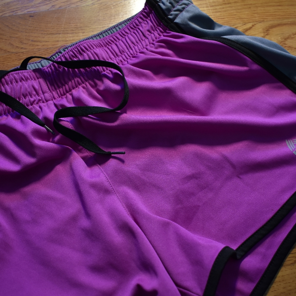 Purple Running Shorts